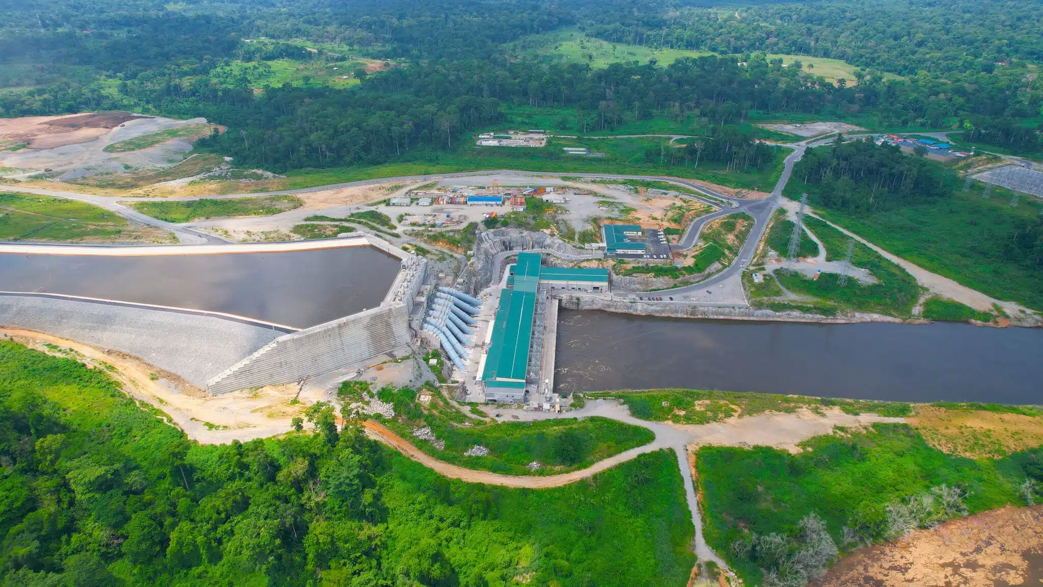 Le barrage de Natchigal