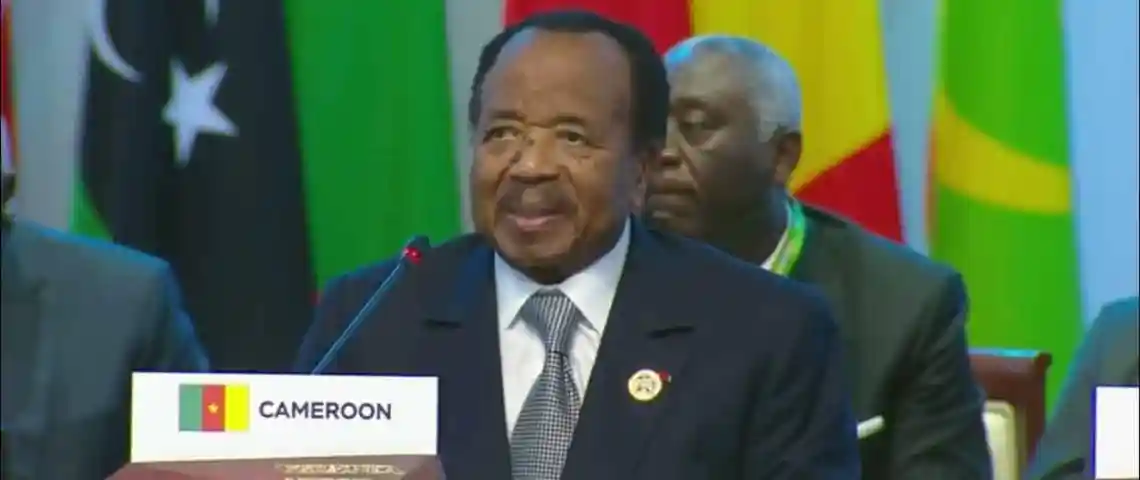 Le président Paul Biya