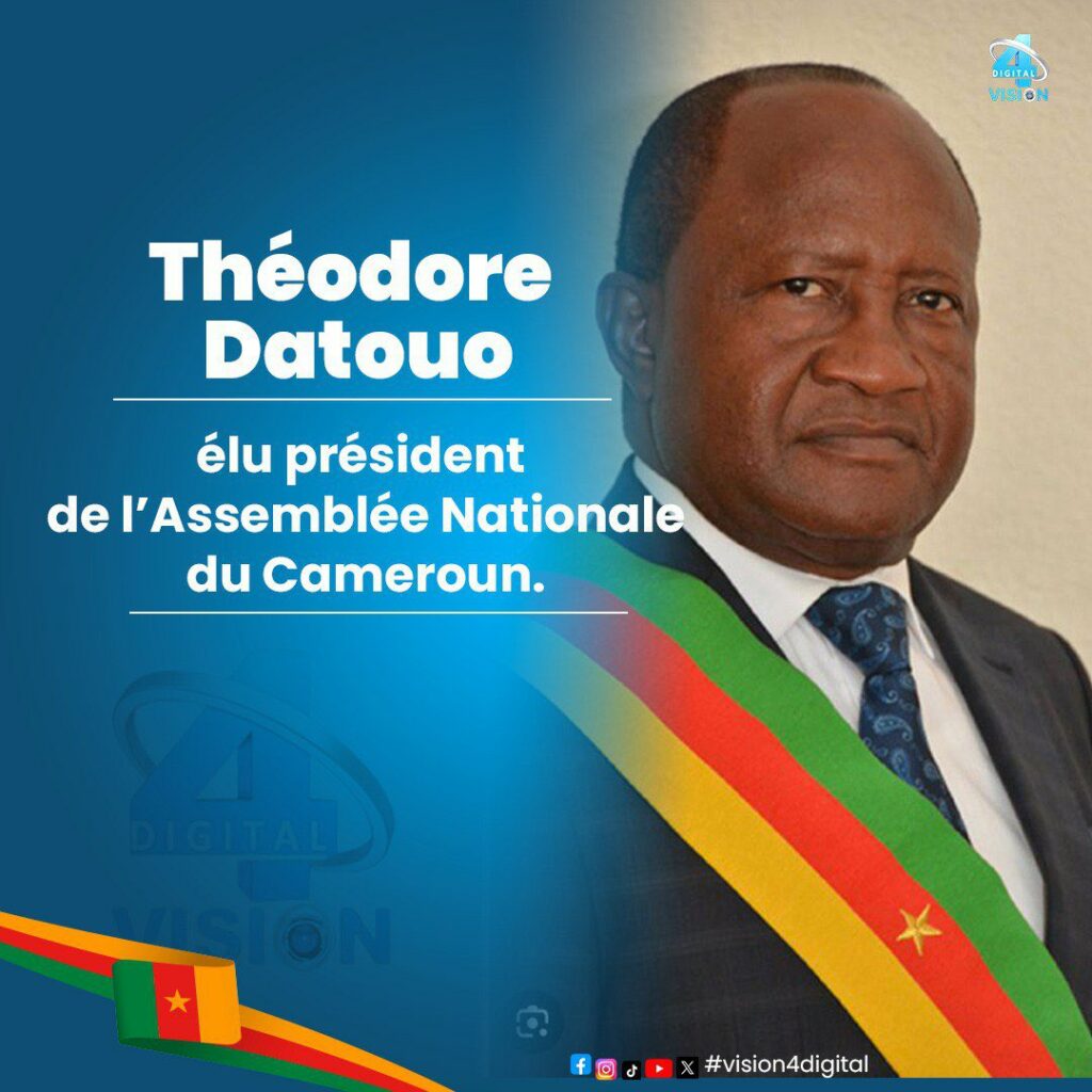 L’accession de Théodore Datouo à la présidence de l’Assemblée nationale, en remplacement de Cavaye Yegue Djibril après près de quarante ans au perchoir, constitue un tournant symbolique et stratégique dans l’architecture politique camerounaise.