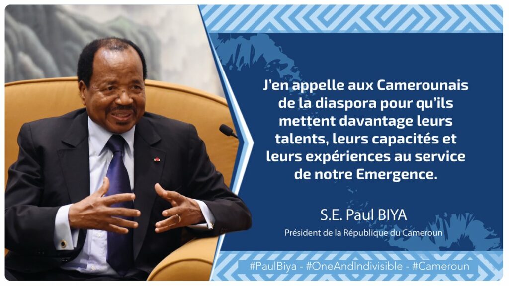 En séjour à Genève, le président de la République du Cameroun, Paul Biya, a rencontré des représentants de la diaspora camerounaise établis en Suisse